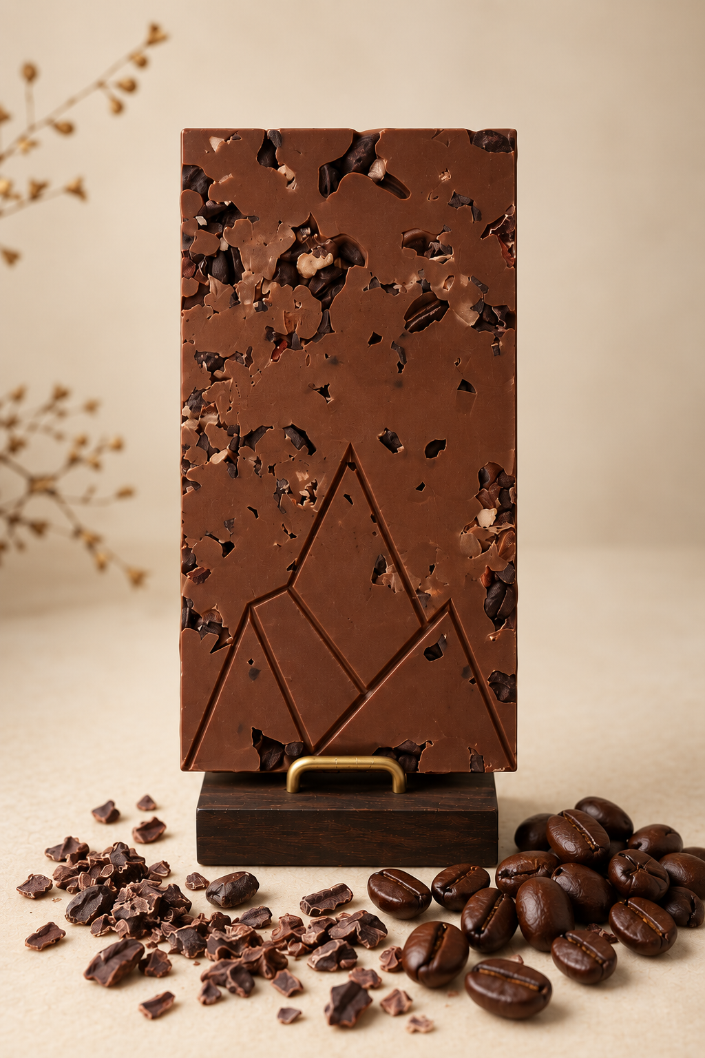 Lactose-Free Rustico Espresso Chocolate 50% | Andriani Chocolate